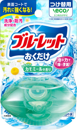 小林製薬 液体ブルーレットおくだけつけ替用　心やすらぐカモ　 芳香消臭 タンククリーナー 　
