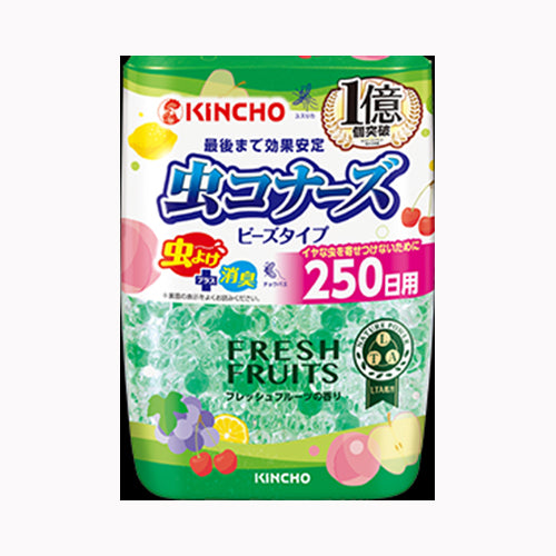 大日本除虫菊 虫コナーズビーズタイプ250日フレッシュフルーツの香り 殺虫剤 設置型虫除け剤 置き型 殺虫剤・防虫剤  ハエ 置き型蚊