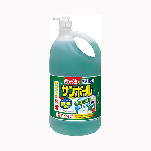 大日本除虫菊 サンポールＶ　５Ｌ 住居洗剤 トイレ  トイレ 日用品 掃除用品