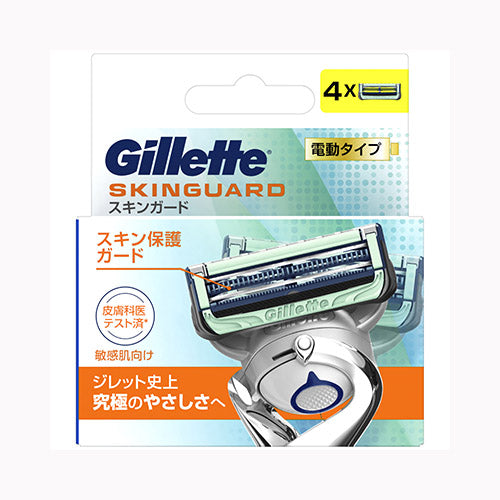 Ｐ＆Ｇジャパン スキンガードパワー替刃４Ｂ  カミソリ 男性用 メール便対応