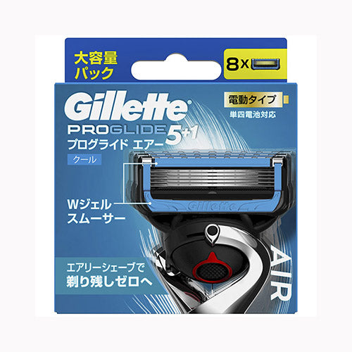 Ｐ＆ＧＪプレミアム（ジレット） プログライドエアー電動替刃８Ｂ  カミソリ 男性用  メール便対応