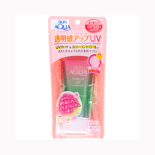 ロート製薬 スキンアクア　トーンアップUVエッセンスハピネスオーラ SPF50+ PA++++  化粧品  ボディケア 　 メール便対応