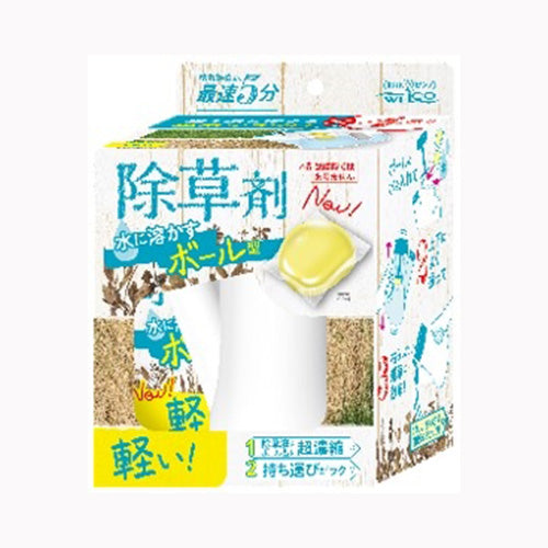 ウエ・ルコ 水に溶かすボール型除草剤　本体　８粒入 園芸用品・ＤＩＹ 除草剤