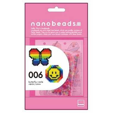 【メール便送料無料】80-63005 ｎａｎｏｂｅａｄｓ　006　バタフライ/スマイルJANCODE0048533630059