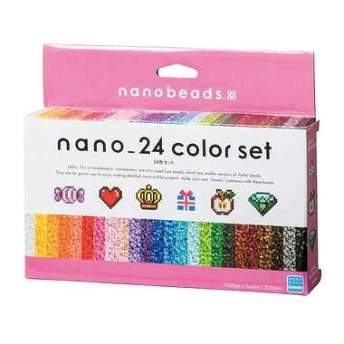 【メール便送料無料】80-63044 nanobeads　２４色セットJANCODE0048533630448