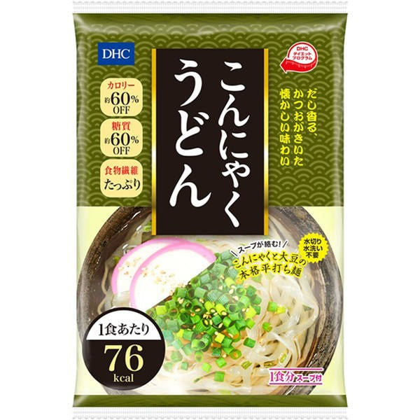 【送料無料】DHC こんにゃくうどん 1食分スープ付JANCODE4511413626238