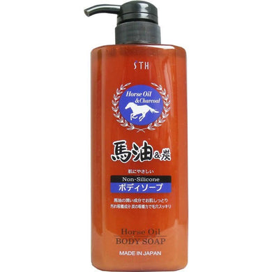 【送料無料】エス・ティ・ヒッツ 馬油&炭ボディソープ 600mLJANCODE4516156210119