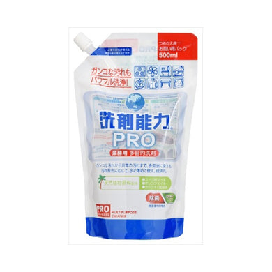 【送料無料】ヒューマンシステム 業務用 多目的洗浄剤 洗剤能力PRO つめかえ用 500mLJANCODE4524963011027