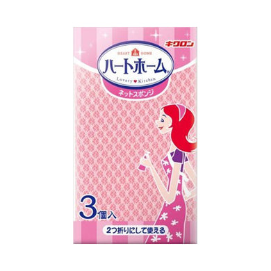 【送料無料】ハートホームネットスポンジ3PJANCODE4548404101566