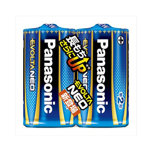 【メール便送料無料】エボルタネオ単2　LR14NJ／2SE　2本シュ　JANCODE4549077898562