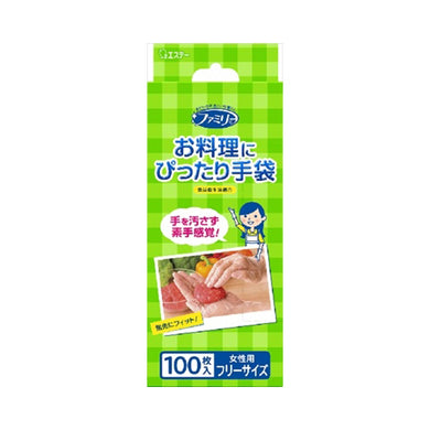 【送料無料】ファミリー　お料理手袋　F半透明　100枚JANCODE4901070760725