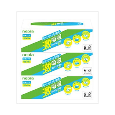 【送料無料】ネピア激吸収キッチンタオルBOX150枚3PJANCODE4901121310107