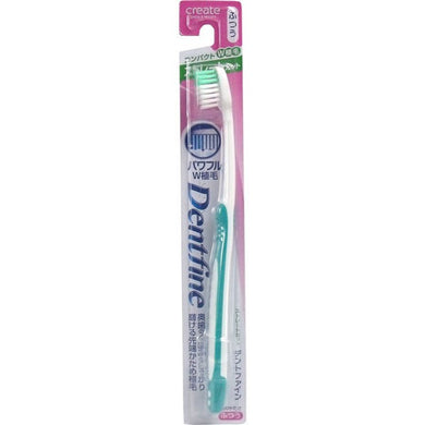 【メール便送料無料】クリエイト デントファイン　ラバーグリップ　ストレートカット　歯ブラシ　ふつう　1本JANCODE4901387021434
