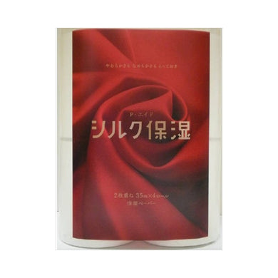 【送料無料】ピーエイドシルク保湿トイレット　4ロールダブルJANCODE4901451162759