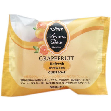 【メール便送料無料】クロバーコーポレーション アロマデュウ ゲストソープ グレープフルーツの香り 35gJANCODE4901498104057