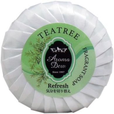 【メール便送料無料】クロバーコーポレーション アロマデュウ フレグラントソープ ティーツリーの香り 100gJANCODE4901498104149
