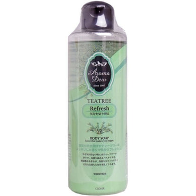 【送料無料】クロバーコーポレーション アロマデュウ ボディソープ ティーツリーの香り 250mLJANCODE4901498104347