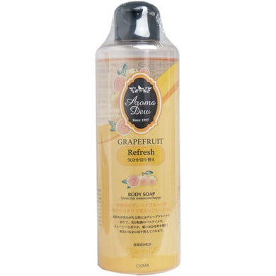 【送料無料】クロバーコーポレーション アロマデュウ ボディソープ グレープフルーツの香り 250mLJANCODE4901498104354