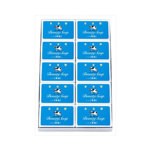 【送料無料】牛乳石鹸共進社 化粧石鹸カウブランド 青箱 85g×10個入JANCODE4901525117104