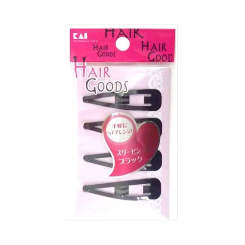 【メール便送料無料】HA3010　H／G　スリーピン　4P　ブラック　JANCODE4901601281071