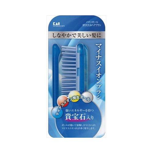 【送料無料】マイナスイオンボールオリタタミヘアブラシJANCODE4901601282467