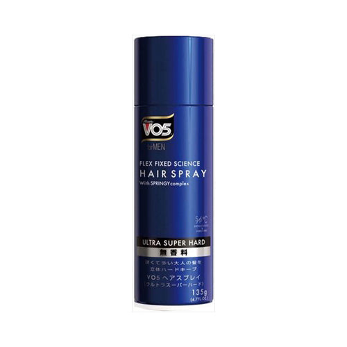 【送料無料】VO5MENヘアスプレイ無香料ウルトラSH135GJANCODE4901616307827