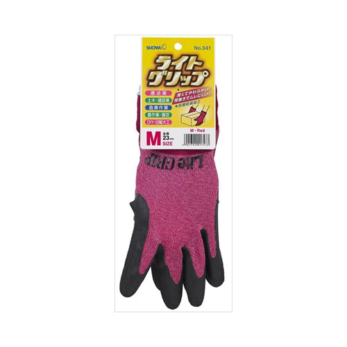 【メール便送料無料】ライトグリップ（タグ付き）MレッドJANCODE4901792017473