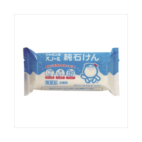 【送料無料】シャボン玉石けん シャボン玉 スノール純石けん 無添加 お徳用 180gJANCODE4901797032105