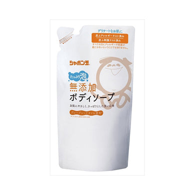 【送料無料】シャボン玉石けん 無添加 ボディソープ たっぷり泡 つめかえ用 470mLJANCODE4901797033027