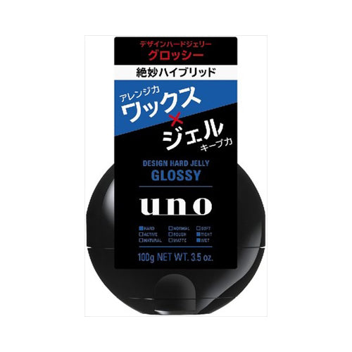 【送料無料】資生堂 UNO(ウーノ) デザインハードジェリー グロッシー 100gJANCODE4901872450114