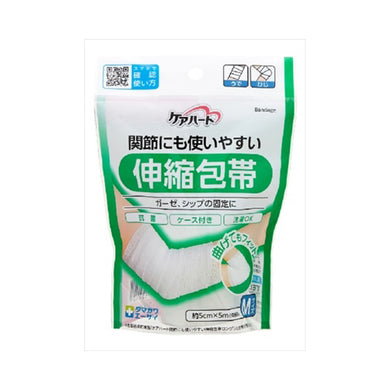 【送料無料】玉川衛材 ケアハート 関節にも使いやすい 伸縮包帯 MサイズJANCODE4901957124121