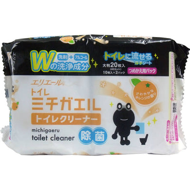 【送料無料】大王製紙 エリエール　ミチガエルトイレクリーナー　詰替用　20枚入JANCODE4902011730937