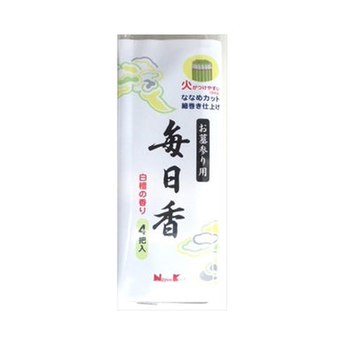 【メール便送料無料】お墓参り用　毎日香　4把入JANCODE4902125631267