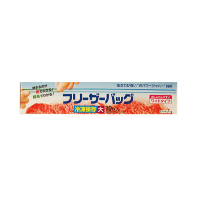 【送料無料】KS38スマートキッチンフリーザーバッグL10枚　JANCODE4902393458382