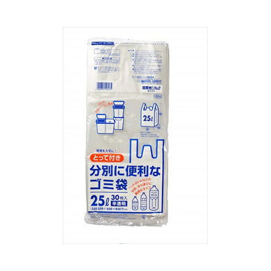 【メール便送料無料】YB34とって付きゴミ袋25L30枚JANCODE4902393558235