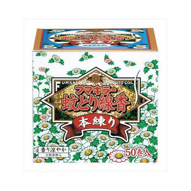 【送料無料】フマキラー蚊とり線香本練り50巻函入JANCODE4902424424447