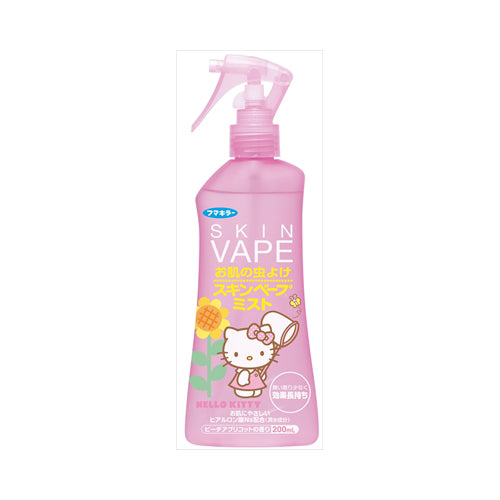【送料無料】スキンベープ 虫よけスプレー ミストタイプ ハローキティ ピーチアプリコットの香り 200ml(約666プッシュ分)JANCODE4902424433081