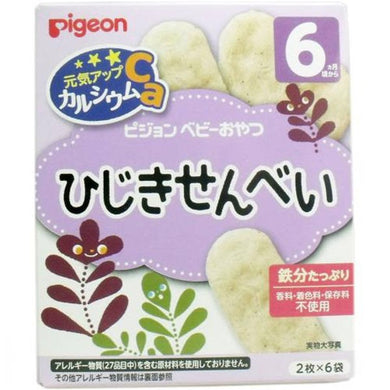 【送料無料】ピジョン ピジョン　元気アップCa　ひじきせんべい　6袋入JANCODE4902508039895