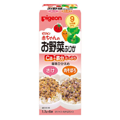【送料無料】ピジョン ピジョン　赤ちゃんのお野菜ふりかけ　さけ/肉そぼろ　1.7gX6袋入JANCODE4902508133432