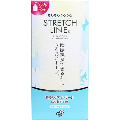 【送料無料】ストレッチライン マッサージクリーム ポンプタイプ 260gJANCODE4902522667142