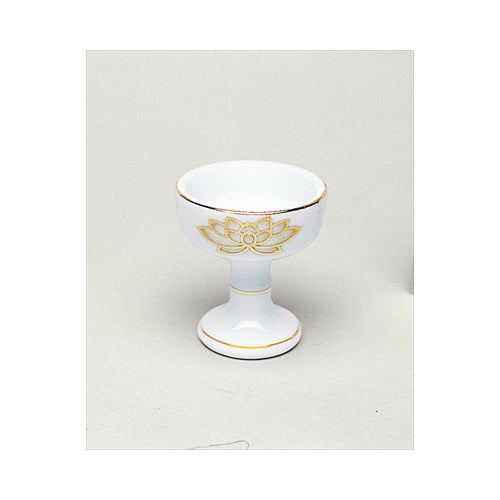 【送料無料】白上金ハス仏器　大JANCODE4902741300332