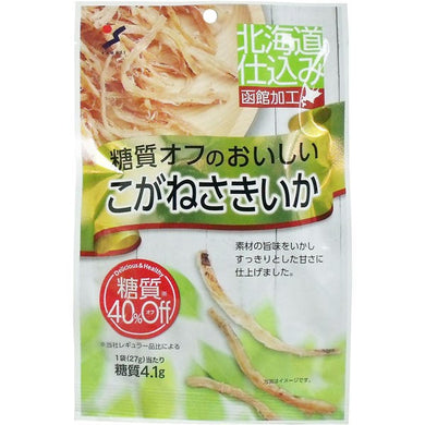 【メール便送料無料】山栄食品工業 糖質オフのおいしいこがねさきいか 27gJANCODE4903059110712