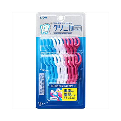 【メール便送料無料】クリニカアドバンテージデンタルフロスＹ字タイプ１８本JANCODE4903301203896