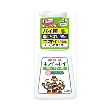 【送料無料】キレイキレイ薬用キッチン泡ハンドS本体230ML　JANCODE4903301219620
