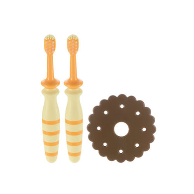 【メール便送料無料】リッチェル トライ 奥歯ピカピカベビーハブラシ 2本入JANCODE4945680201100