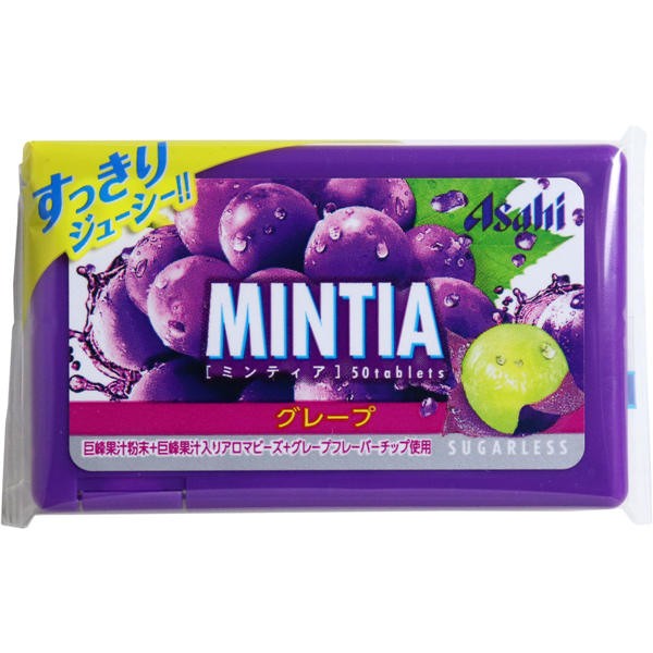 【メール便送料無料】アサヒグループ食品 ミンティア グレープ 50粒入JANCODE4946842526512