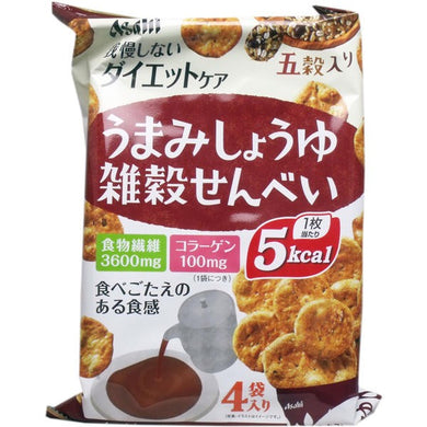 【送料無料】アサヒグループ食品 リセットボディ うまみしょうゆ雑穀せんべい 22g×4袋入JANCODE4946842636181