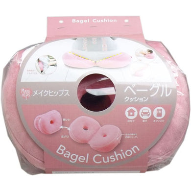【送料無料】コジット メイクヒップス ベーグルクッション ピーチ 1個入JANCODE4969133458743
