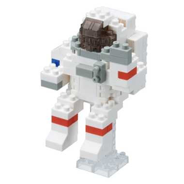 【メール便送料無料】NBC_198 nanoblock 宇宙飛行士JANCODE4972825202760