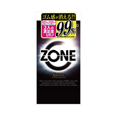 【メール便送料無料】ジェクス ZONE(ゾーン) コンドーム 6個入JANCODE4973210030715